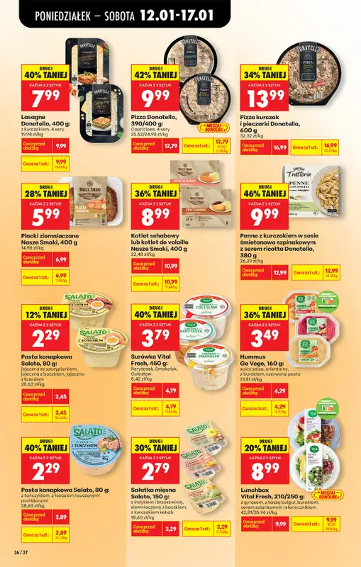 Biedronka - gazetka promocyjna Od poniedziałku, Z ladą tradycyjną od poniedziałku 12.01 do soboty 17.01 - strona 44