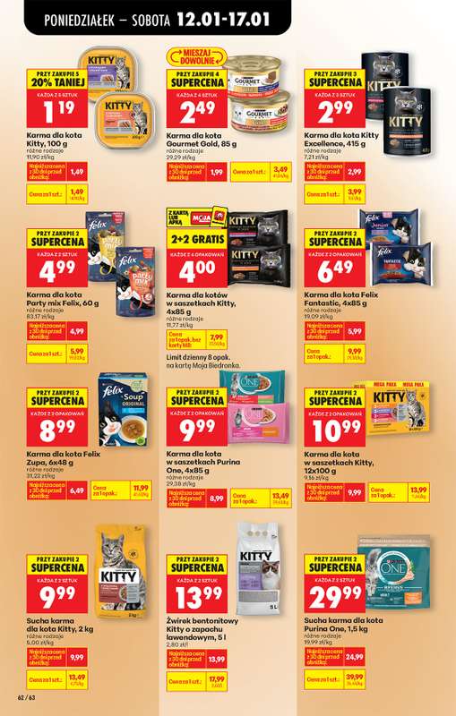 Biedronka - gazetka promocyjna Od poniedziałku, Z ladą tradycyjną od poniedziałku 12.01 do soboty 17.01 - strona 74