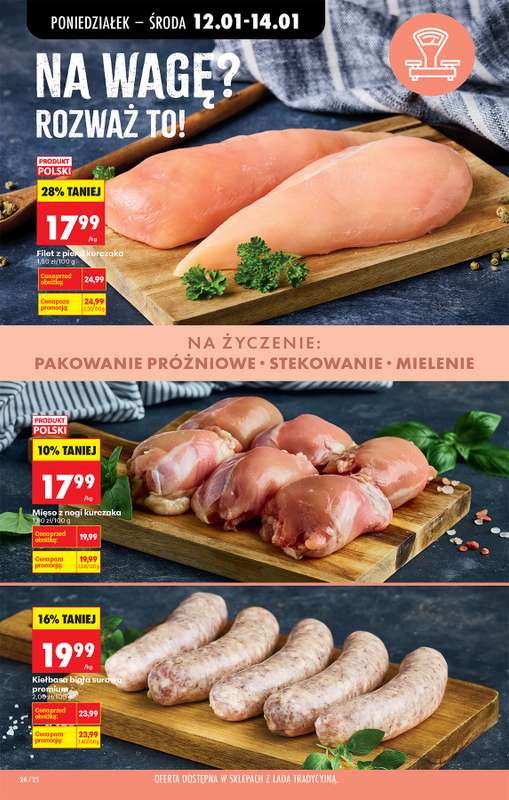 Biedronka - gazetka promocyjna Od poniedziałku, Z ladą tradycyjną od poniedziałku 12.01 do soboty 17.01 - strona 32