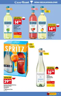 Biedronka - gazetka promocyjna Czas na Toast! od poniedziałku 12.01 do niedzieli 25.01 - strona 19