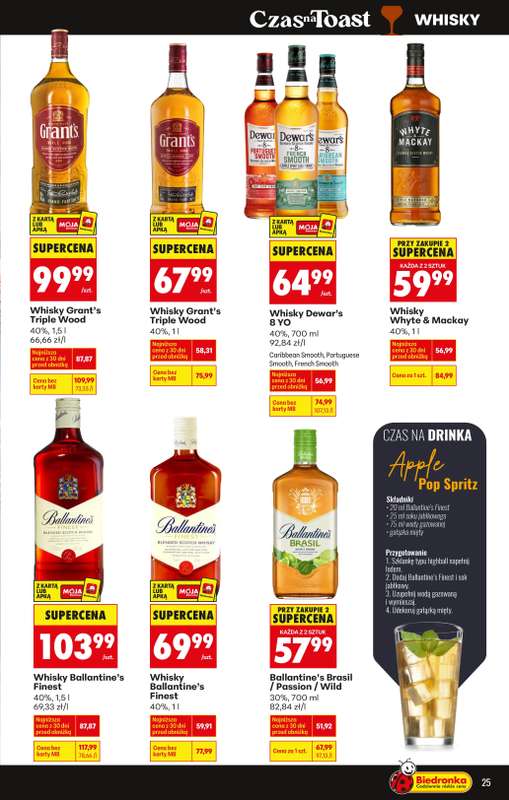 Biedronka - gazetka promocyjna Czas na Toast! od poniedziałku 12.01 do niedzieli 25.01 - strona 27