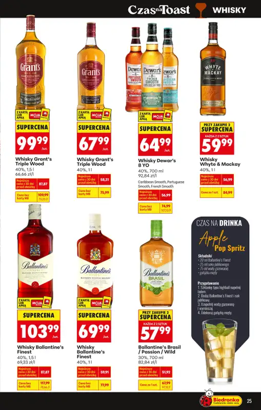 Biedronka - gazetka promocyjna Czas na Toast! od poniedziałku 12.01 do niedzieli 25.01 - strona 27