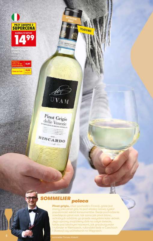 Biedronka - gazetka promocyjna Czas na Toast! od poniedziałku 12.01 do niedzieli 25.01 - strona 8