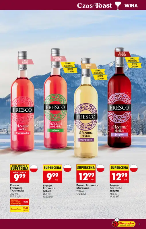 Biedronka - gazetka promocyjna Czas na Toast! od poniedziałku 12.01 do niedzieli 25.01 - strona 11