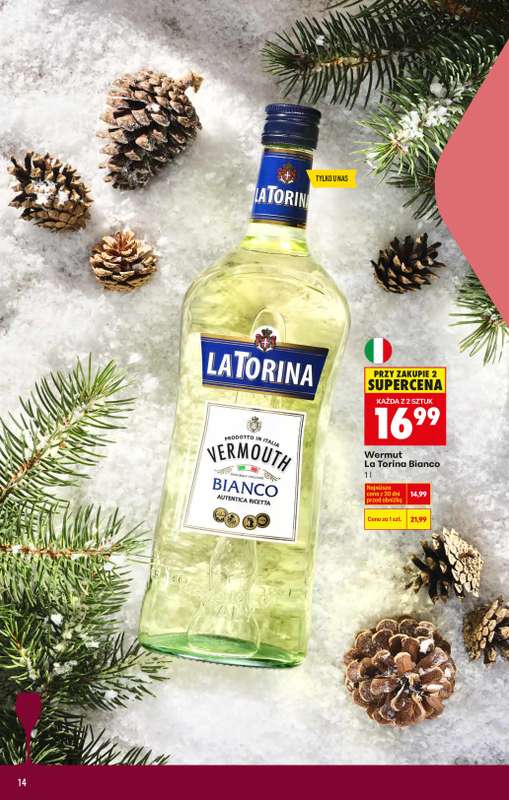 Biedronka - gazetka promocyjna Czas na Toast! od poniedziałku 12.01 do niedzieli 25.01 - strona 16