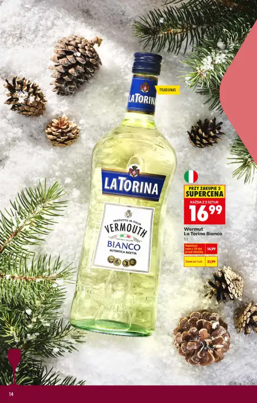 Biedronka - gazetka promocyjna Czas na Toast! od poniedziałku 12.01 do niedzieli 25.01 - strona 16