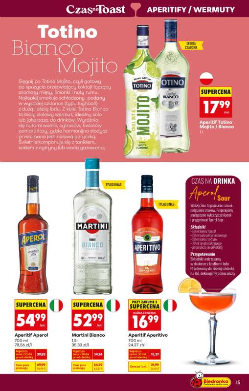 Biedronka - gazetka promocyjna Czas na Toast! od poniedziałku 12.01 do niedzieli 25.01 - strona 17