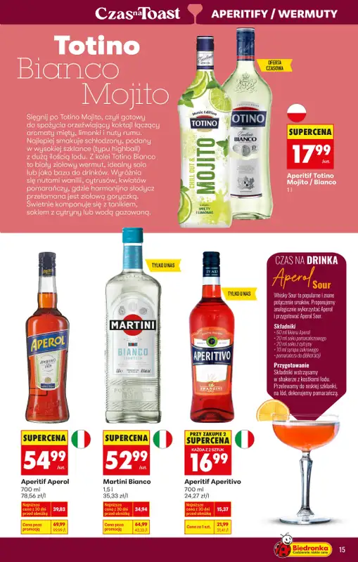 Biedronka - gazetka promocyjna Czas na Toast! od poniedziałku 12.01 do niedzieli 25.01 - strona 17