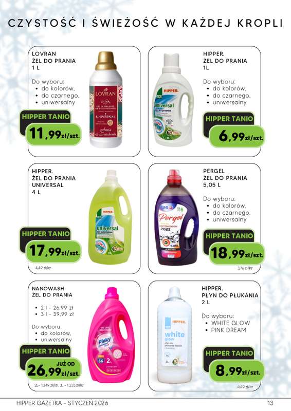 HIPPER.pl - gazetka promocyjna Gazetka od niedzieli 11.01 do soboty 31.01 - strona 13