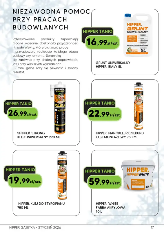 HIPPER.pl - gazetka promocyjna Gazetka od niedzieli 11.01 do soboty 31.01 - strona 17
