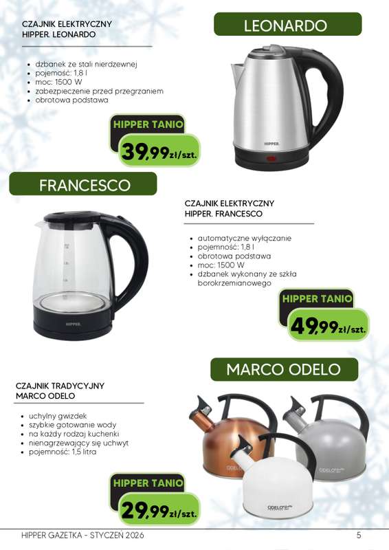 HIPPER.pl - gazetka promocyjna Gazetka od niedzieli 11.01 do soboty 31.01 - strona 5