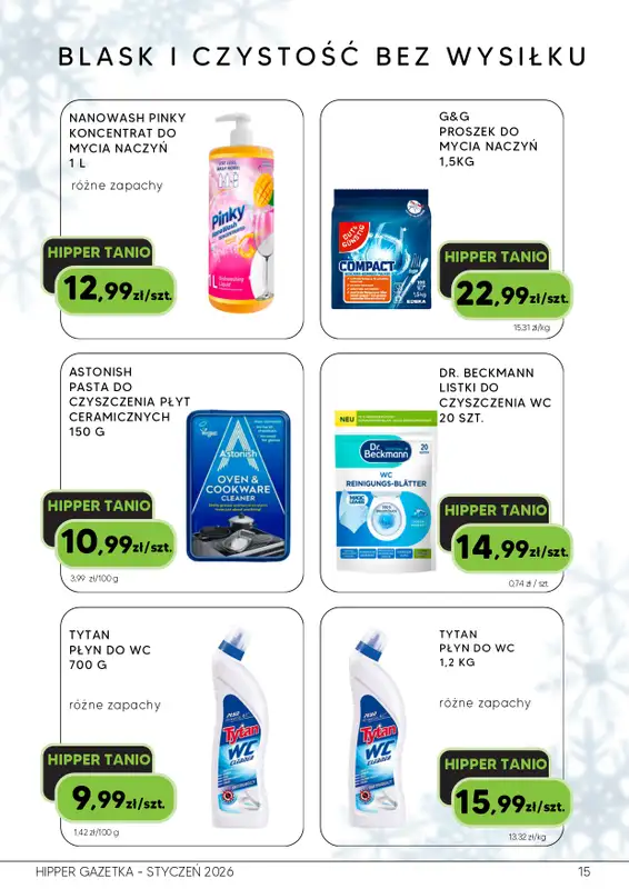 HIPPER.pl - gazetka promocyjna Gazetka od niedzieli 11.01 do soboty 31.01 - strona 15
