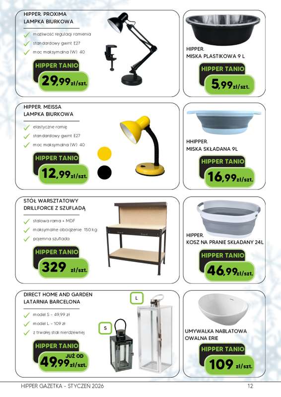 HIPPER.pl - gazetka promocyjna Gazetka od niedzieli 11.01 do soboty 31.01 - strona 12