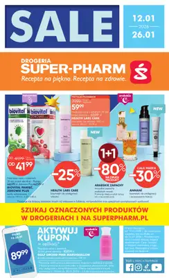 Super-Pharm - gazetka promocyjna Gazetka od poniedziałku 12.01 do poniedziałku 26.01
