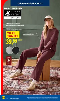 Lidl - gazetka promocyjna Katalog od poniedziałku 19.01 do niedzieli 25.01 - strona 8