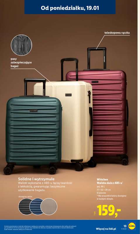 Lidl - gazetka promocyjna Katalog od poniedziałku 19.01 do niedzieli 25.01 - strona 13
