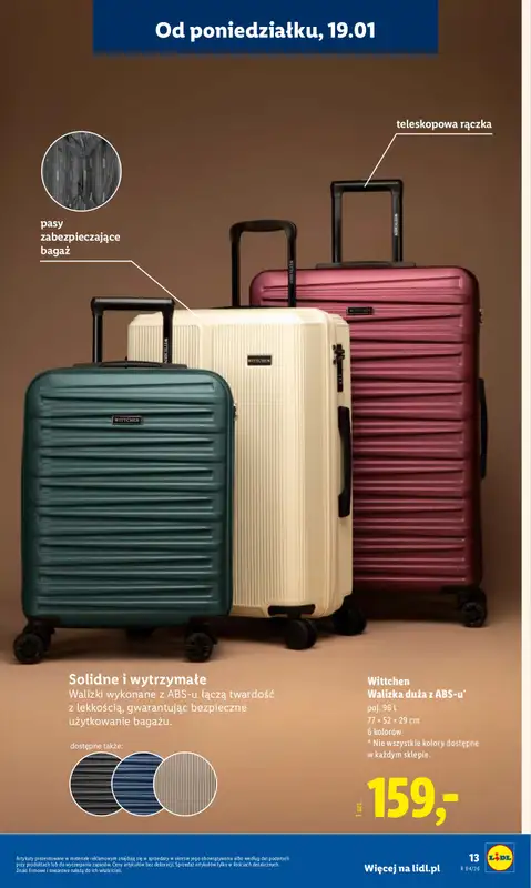 Lidl - gazetka promocyjna Katalog od poniedziałku 19.01 do niedzieli 25.01 - strona 13
