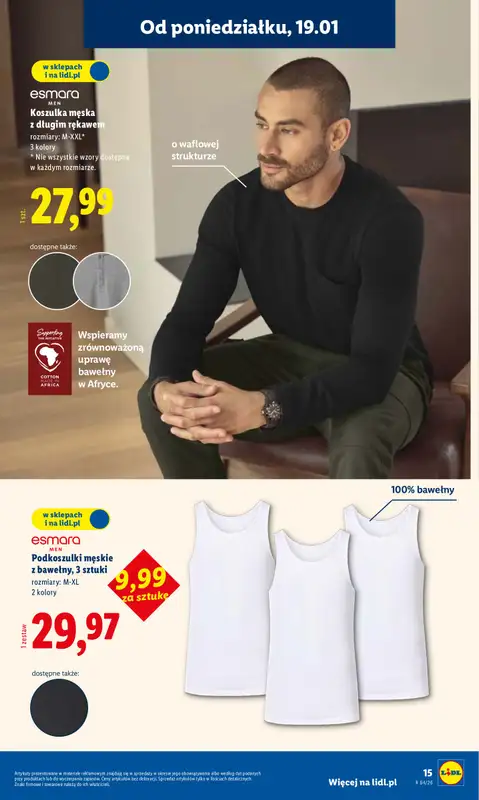 Lidl - gazetka promocyjna Katalog od poniedziałku 19.01 do niedzieli 25.01 - strona 15