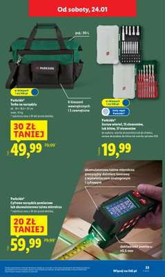 Lidl - gazetka promocyjna Katalog od poniedziałku 19.01 do niedzieli 25.01 - strona 37