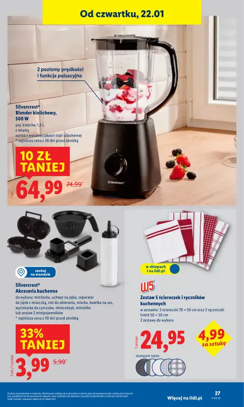 Lidl - gazetka promocyjna Katalog od poniedziałku 19.01 do niedzieli 25.01 - strona 29