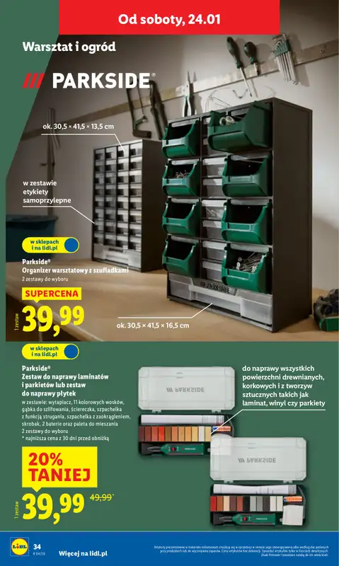 Lidl - gazetka promocyjna Katalog od poniedziałku 19.01 do niedzieli 25.01 - strona 38