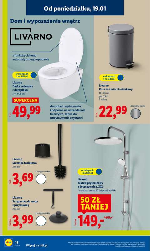 Lidl - gazetka promocyjna Katalog od poniedziałku 19.01 do niedzieli 25.01 - strona 18