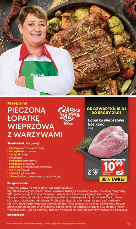 Delikatesy Centrum - gazetka promocyjna Gazetka  do środy 21.01 - strona 11