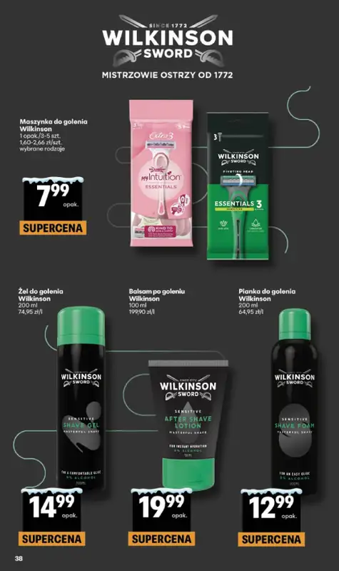 Delikatesy Centrum - gazetka promocyjna Gazetka  do środy 21.01 - strona 38