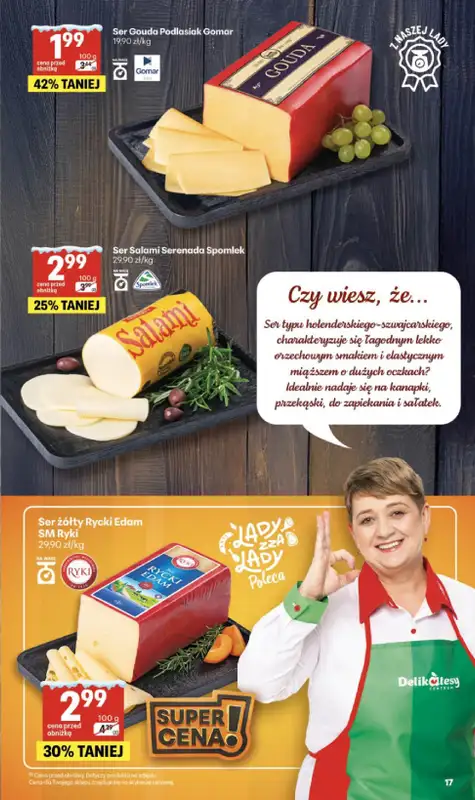 Delikatesy Centrum - gazetka promocyjna Gazetka  do środy 21.01 - strona 17