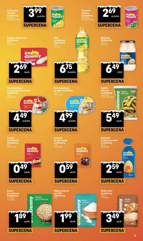 Delikatesy Centrum - gazetka promocyjna Gazetka  do środy 21.01 - strona 3