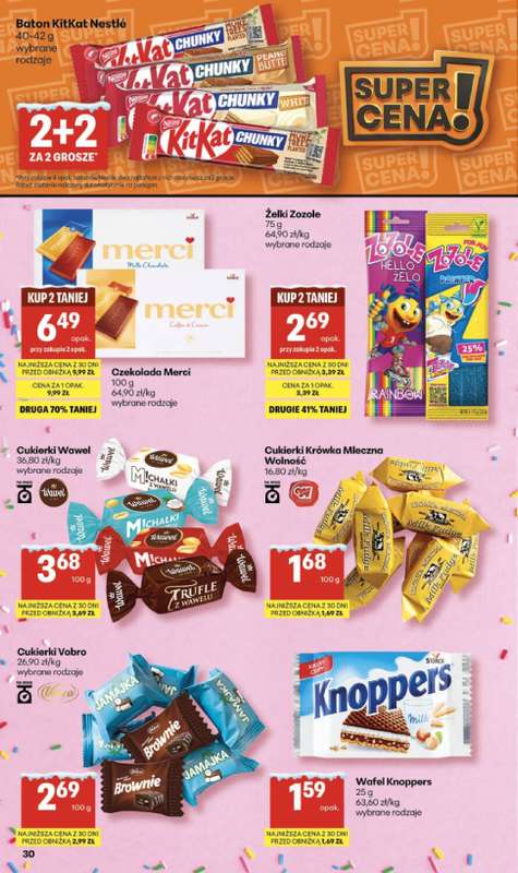 Delikatesy Centrum - gazetka promocyjna Gazetka  do środy 21.01 - strona 30