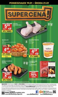 Delikatesy Centrum - gazetka promocyjna Gazetka  do środy 21.01 - strona 40