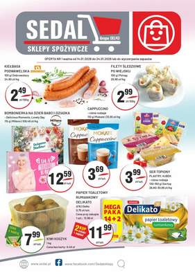 Sedal - gazetka promocyjna Gazetka od środy 14.01 do soboty 24.01