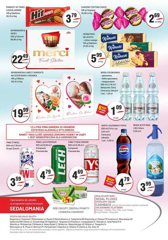 Sedal - gazetka promocyjna Gazetka od środy 14.01 do soboty 24.01 - strona 4