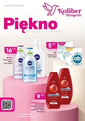 Drogerie Koliber - gazetka promocyjna Gazetka od poniedziałku 12.01 do soboty 31.01
