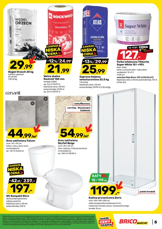 Bricomarche - gazetka promocyjna Gazetka od środy 14.01 do niedzieli 25.01 - strona 5