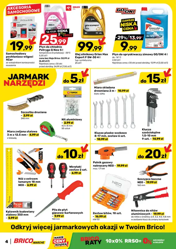 Bricomarche - gazetka promocyjna Gazetka od środy 14.01 do niedzieli 25.01 - strona 4