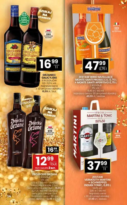 Twój Market - gazetka promocyjna Gazetka alkoholowa od poniedziałku 12.01 do wtorku 17.02 - strona 14