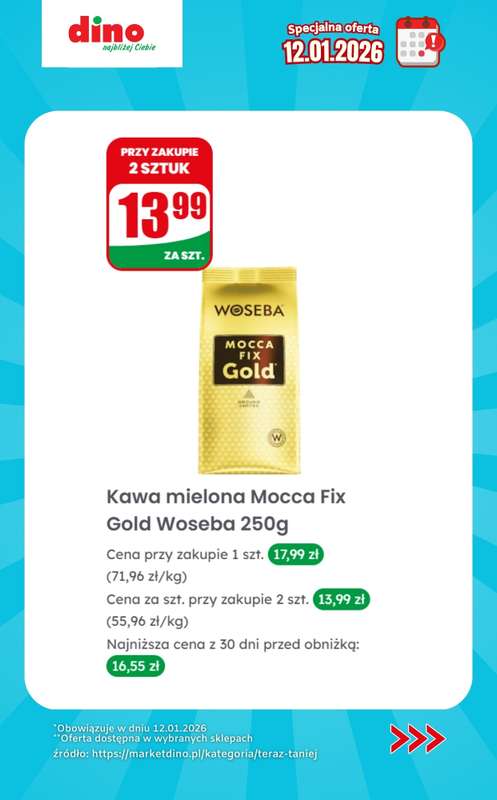 Dino - gazetka promocyjna Specjalna oferta na 12.01.2026 - promocje spoza gazetki od poniedziałku 12.01 do poniedziałku 12.01 - strona 11