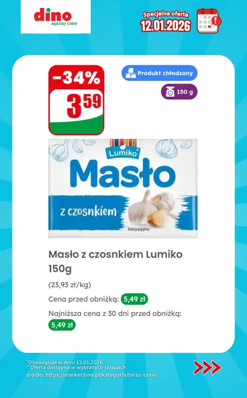 Dino - gazetka promocyjna Specjalna oferta na 12.01.2026 - promocje spoza gazetki od poniedziałku 12.01 do poniedziałku 12.01 - strona 6