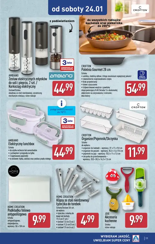 Aldi - gazetka promocyjna Aldi ma to coś! od środy 21.01 do soboty 24.01 - strona 11