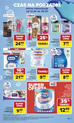 Carrefour - gazetka promocyjna Gazetka Carrefour od poniedziałku od poniedziałku 12.01 do soboty 17.01 - strona 49