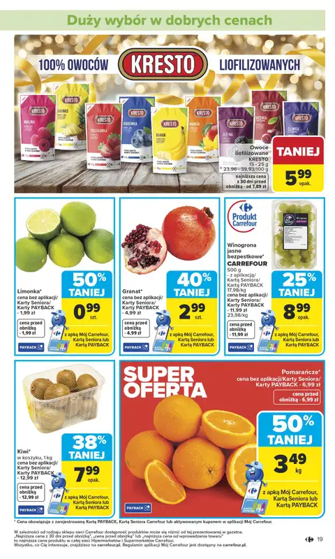 Carrefour - gazetka promocyjna Gazetka Carrefour od poniedziałku od poniedziałku 12.01 do soboty 17.01 - strona 21