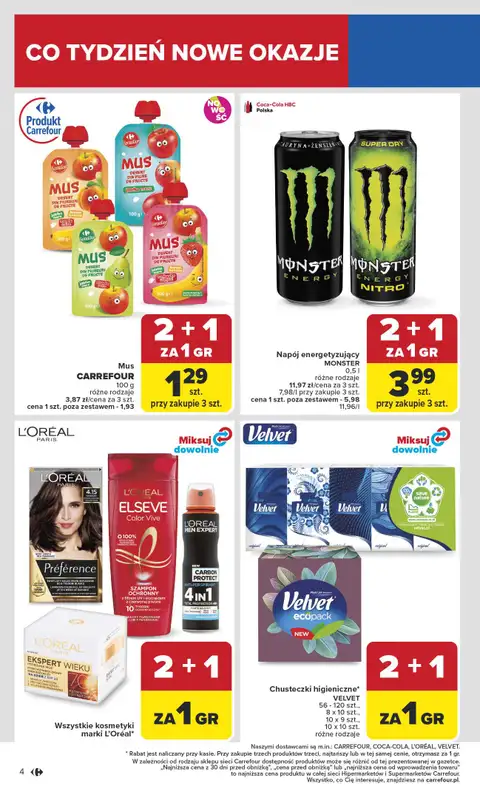 Carrefour - gazetka promocyjna Gazetka Carrefour od poniedziałku od poniedziałku 12.01 do soboty 17.01 - strona 6