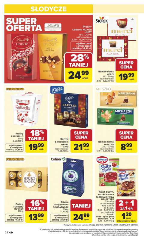 Carrefour - gazetka promocyjna Gazetka Carrefour od poniedziałku od poniedziałku 12.01 do soboty 17.01 - strona 30