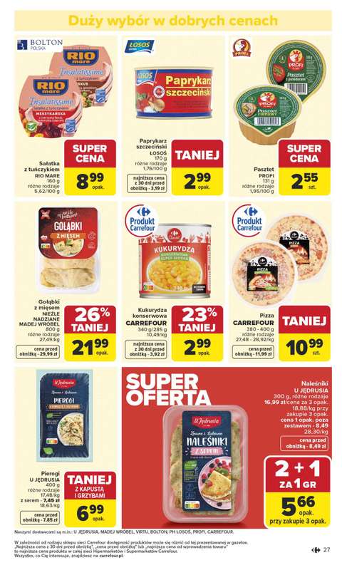 Carrefour - gazetka promocyjna Gazetka Carrefour od poniedziałku od poniedziałku 12.01 do soboty 17.01 - strona 29