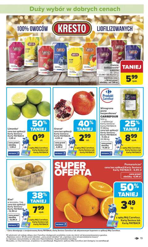 Carrefour Market - gazetka promocyjna Gazetka Carrefour Market od poniedziałku od poniedziałku 12.01 do soboty 17.01 - strona 21