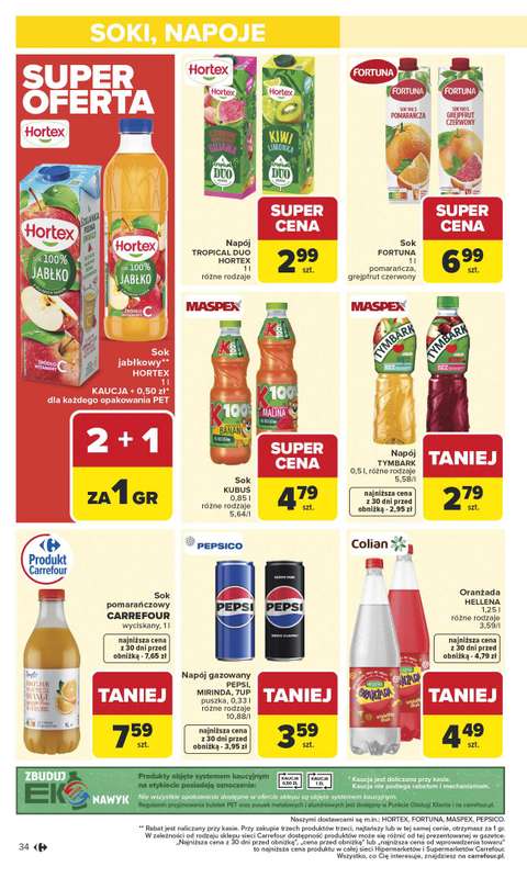 Carrefour Market - gazetka promocyjna Gazetka Carrefour Market od poniedziałku od poniedziałku 12.01 do soboty 17.01 - strona 36
