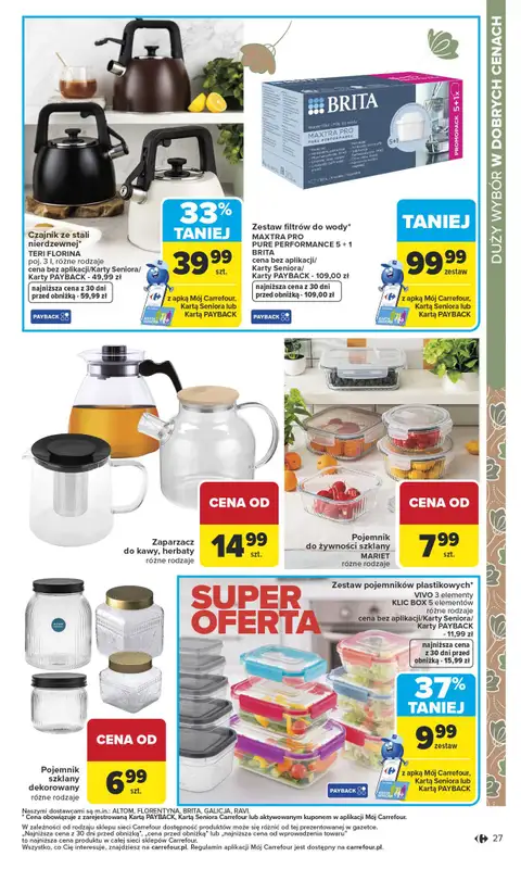 Carrefour - gazetka promocyjna Gazetka Dom dla Twojej wygody od poniedziałku 12.01 do soboty 31.01 - strona 27