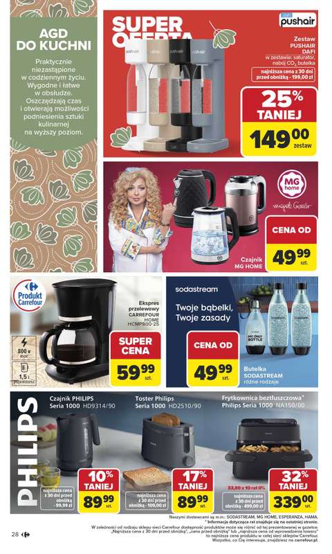 Carrefour - gazetka promocyjna Gazetka Dom dla Twojej wygody od poniedziałku 12.01 do soboty 31.01 - strona 28